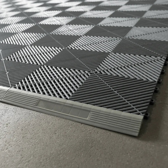 15,68M² Showroom Garagevloer - Grijs / Blauw - 280Cmx560Cm