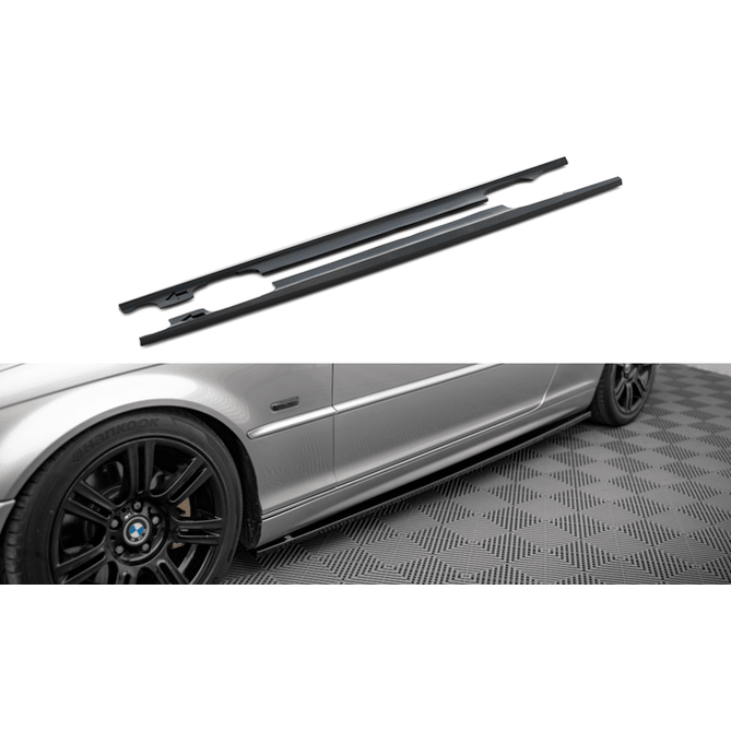 Side Skirt Extensions - BMW E46 Coupé / Cabrio - Maxton Design | 99 - 03 - Beamerstyling.nl