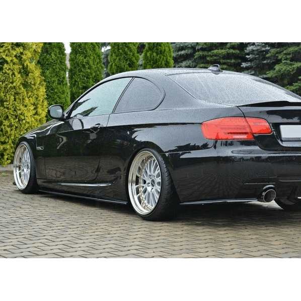 Side Skirt Extensions - BMW E92 / E93 - M Pakket - Maxton Design | 06-14 — Glanzend Zwart - Beamerstyling.nl