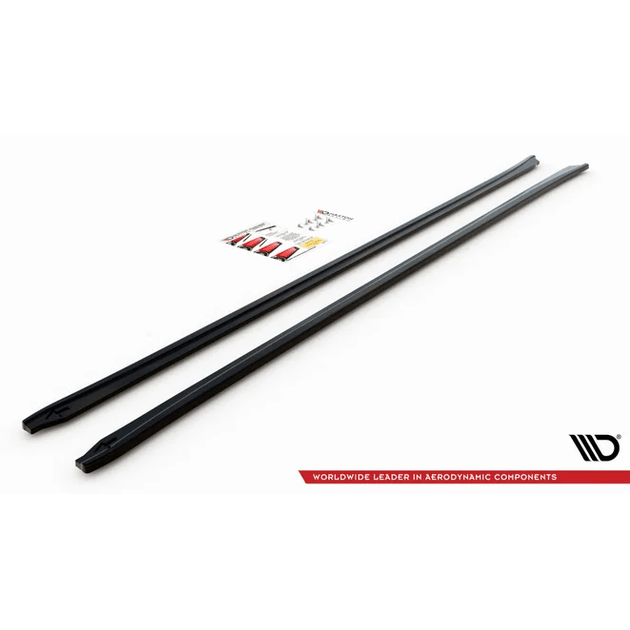 Side Skirt Extensions - BMW G30 / G31 - Maxton Design — Hoogglans Zwart - Beamerstyling.nl