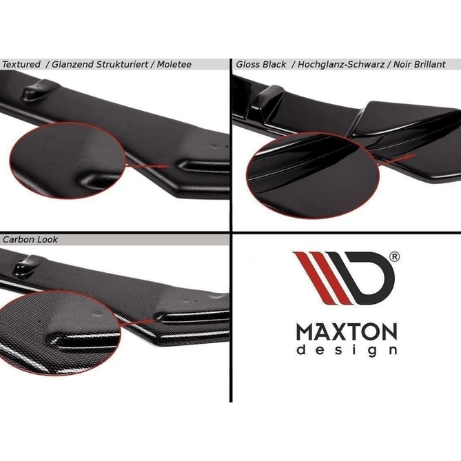 Side Skirt Extensions - BMW G30 / G31 - Maxton Design - Voor M Pakket — Hoogglans Zwart - Beamerstyling.nl