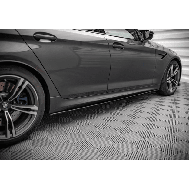 Side Skirt Extensions - BMW M5 F90 - Maxton Design — Hoogglans Zwart - Beamerstyling.nl