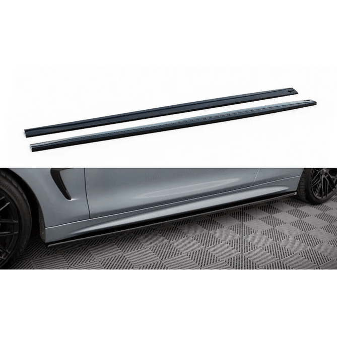 Side Skirt Extensions V1 - BMW F32 / F33 - M Pakket - Maxton Design - Beamerstyling.nl