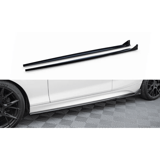 Side Skirt Extensions V3 - BMW F20 - CSL Look - Maxton Design | 2011 - 2019 - Beamerstyling.nl