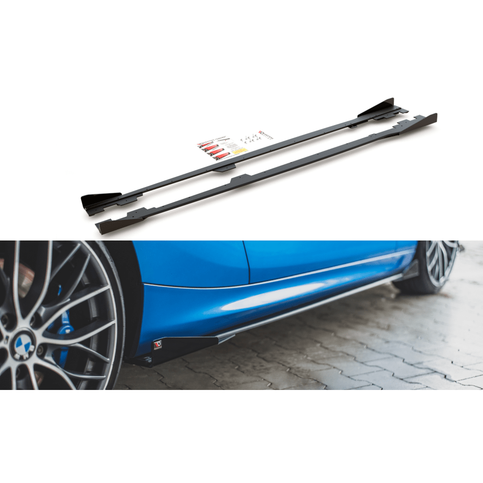 Side Skirt Extensions + Vinnen - BMW 1 Serie F21 - Street Pro - Maxton Design | 2011 - 2019 - Beamerstyling.nl