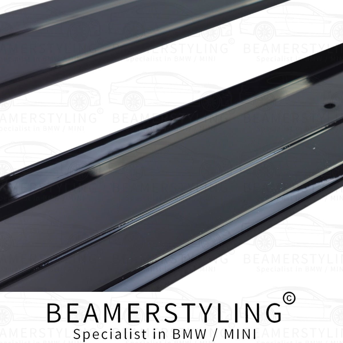 Side Skirts Extensions - BMW 5 Serie F10 / F11 - Hoogglans Zwart | 10 - 17 - Beamerstyling.nl