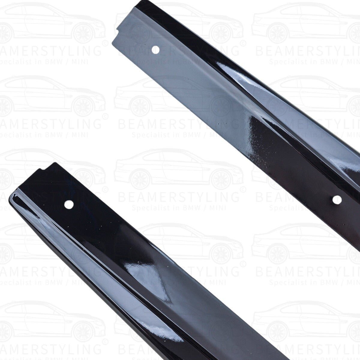 Side skirts extensions - BMW 5 Serie G30 / G31 - Hoogglans zwart | 17 - 23 - Beamerstyling.nl