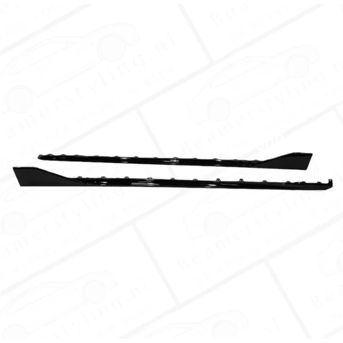Side Skirts Extensions - BMW F40 - Voor M Pakket | Hoogglans Zwart - Beamerstyling.nl