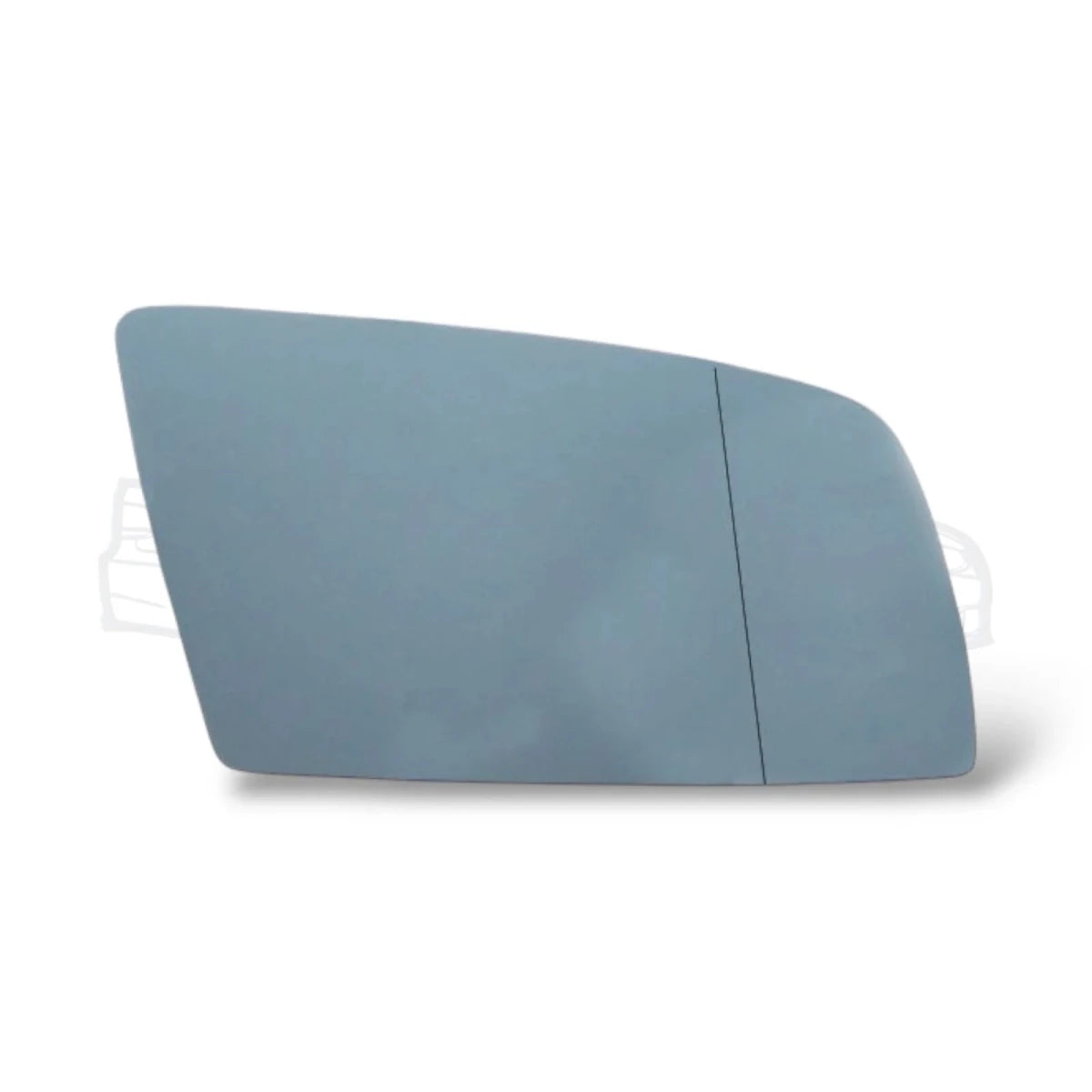 Spiegelglas - BMW E60 / E61 / E63 / E64 - Asferisch - Verwarmbaar - Blauw | 03 - 10 - Beamerstyling.nl