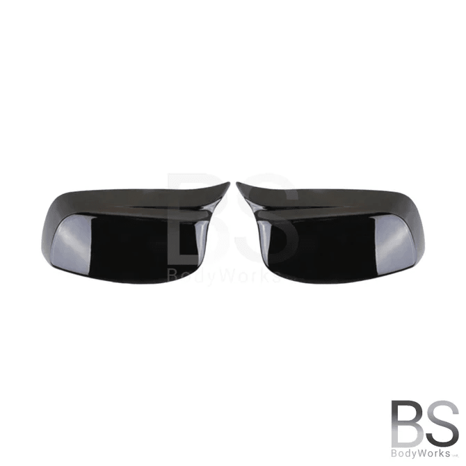 Spiegelkappen - BMW E60 / E61 - M Optiek - Hoogglans Zwart | 2003-2007 - Beamerstyling.nl