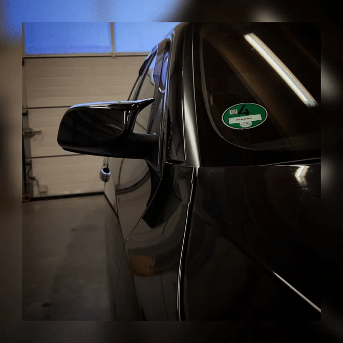 Spiegelkappen - BMW E60 / E61 - M Optiek - Hoogglans Zwart | 2003-2007 - Beamerstyling.nl