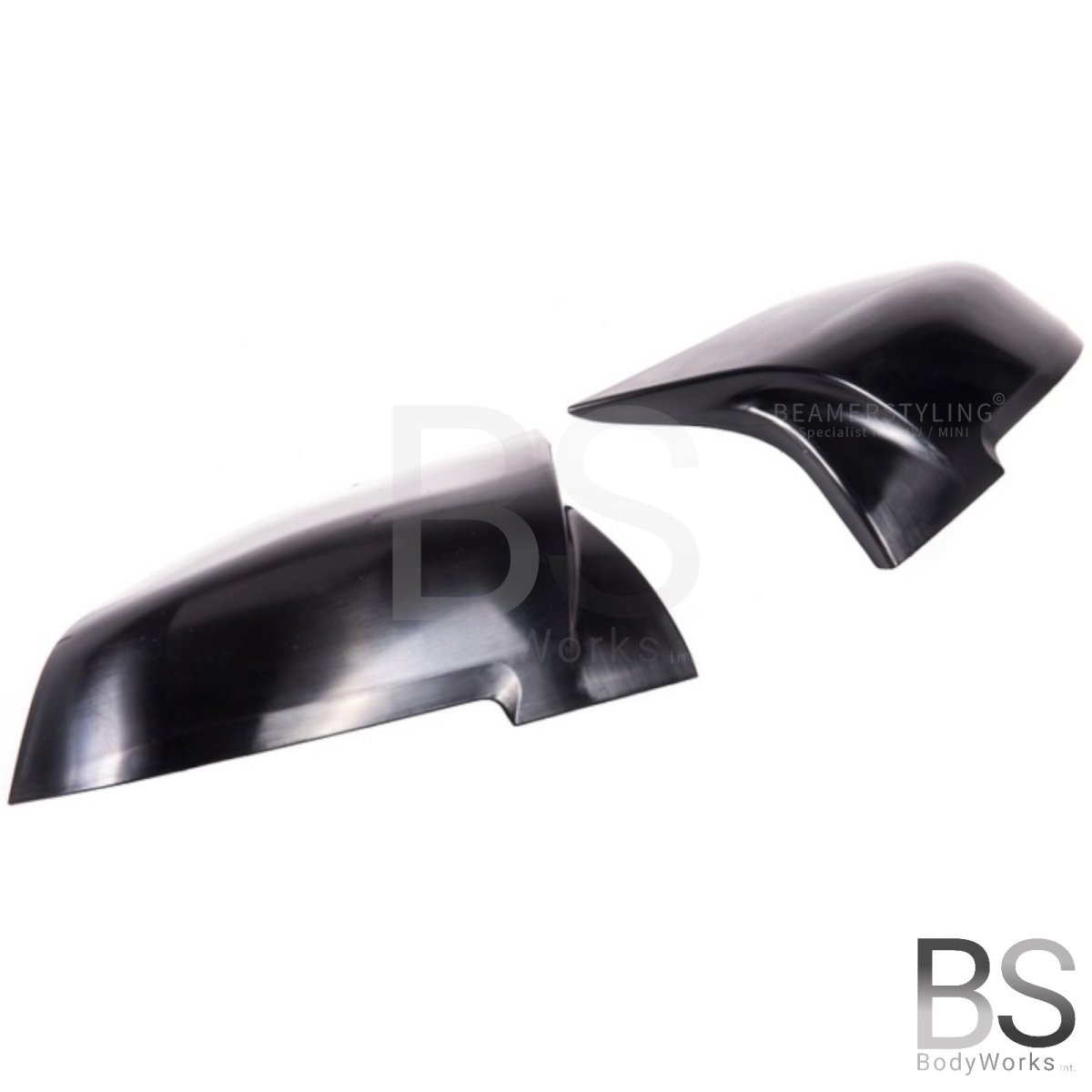 Spiegelkappen - BMW F20 / F21 / F22 / F87 / F23 / F30 / F31 / F32 / F33 / F34 / F36 / I3 / E84 - M Look - Mat Zwart - Beamerstyling.nl