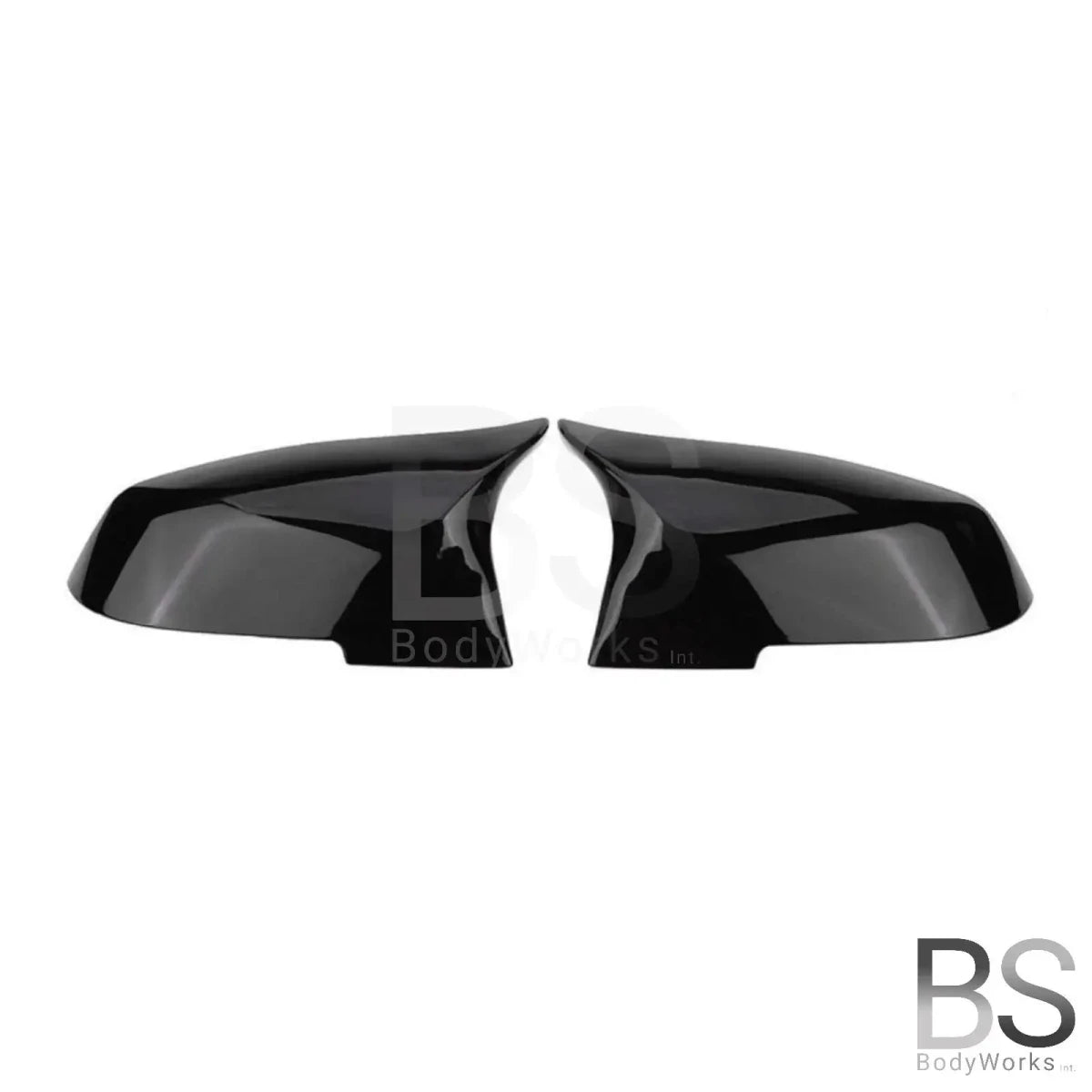 Spiegelkappen - BMW F20 / F21 / F22 / F87 / F23 / F30 / F31 / F32 / F33 / F34 / F36 / - M3/M4 Look - Hoogglans Zwart - Beamerstyling.nl