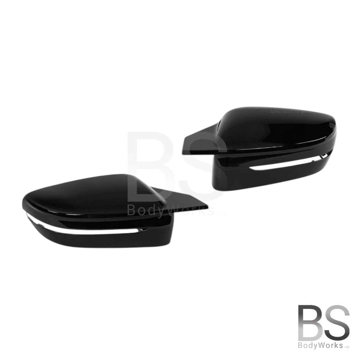 Spiegelkappen - BMW G42 / G20 / G22 / G30 / G32 / G11 / G14 - M Look V2 - Hoogglans Zwart - Beamerstyling.nl