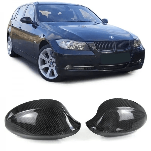 Spiegelkappen Carbon BMW 3 Serie E90 / E91 2005-2008 | E92 / E93 2006-2010 - Beamerstyling.nl