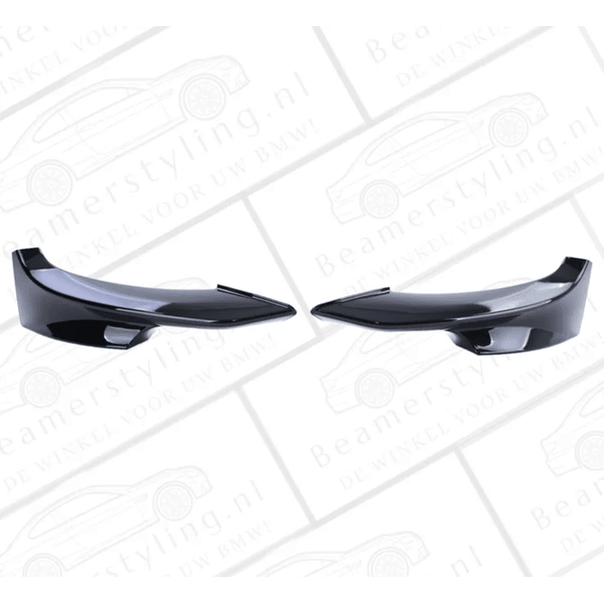 Splitters - BMW E92 / E93 - Voor M Pakket - Hoogglans Zwart | 2010-2014 - Beamerstyling.nl