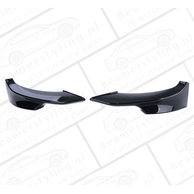 Splitters - BMW E92 / E93 - Voor M Pakket - Hoogglans Zwart | 2010-2014 - Beamerstyling.nl
