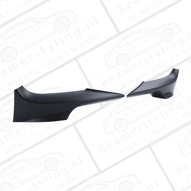 Splitters - BMW E92 / E93 - Voor M Pakket - Mat Zwart | 2006-2010 - Beamerstyling.nl