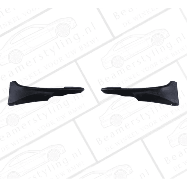 Splitters - BMW E92 / E93 - Voor M Pakket - Mat Zwart | 2010-2014 - Beamerstyling.nl