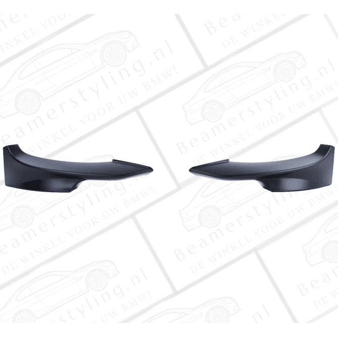 Splitters - BMW E92 / E93 - Voor M Pakket - Mat Zwart | 2010-2014 - Beamerstyling.nl