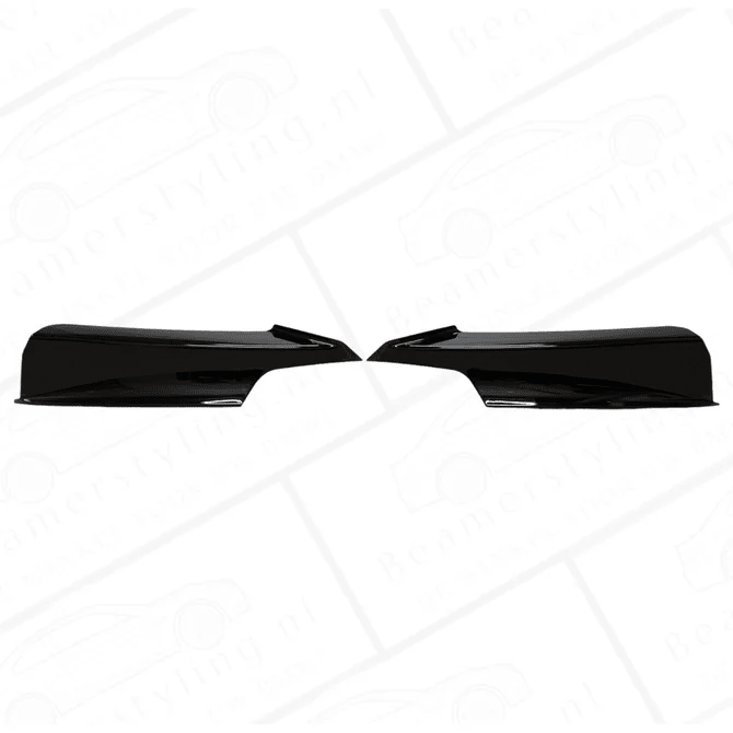 Splitters - BMW F30 / F31 - Voor M Pakket - Glanzend Zwart - Beamerstyling.nl