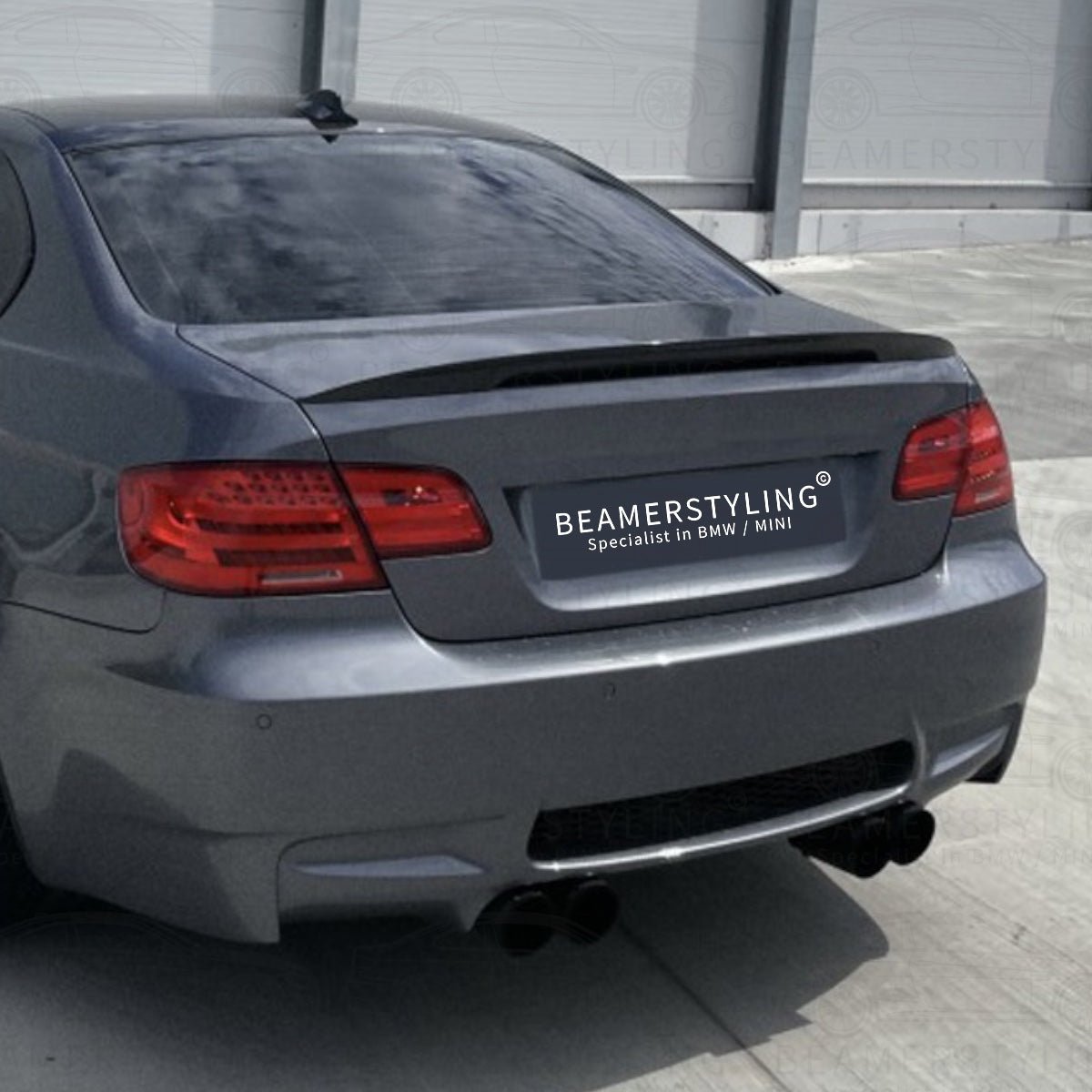 Spoiler - BMW E92 Coupé - M Performance Look - Hoogglans Zwart - Beamerstyling.nl