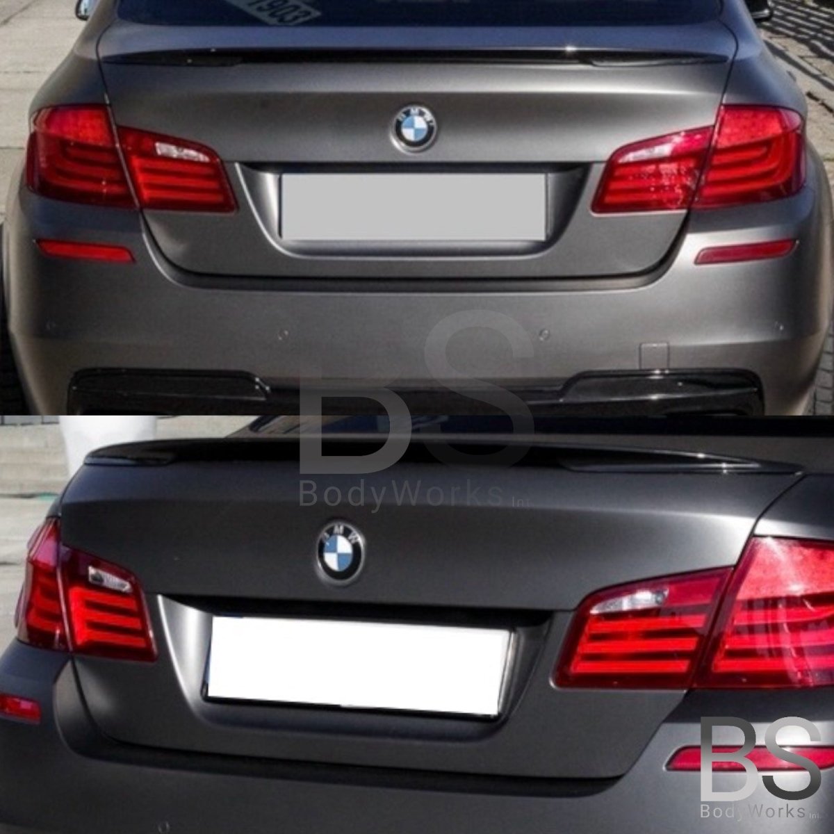 Spoiler - BMW F10 Sedan - M Performance Look - 668 Hoogglans Zwart | 10-17 - Beamerstyling.nl