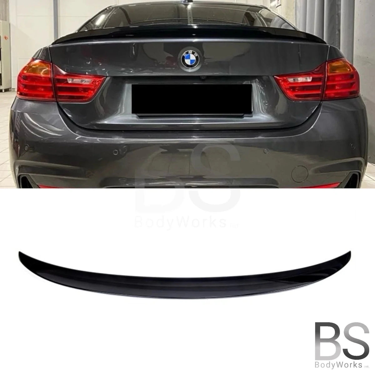 Spoiler - BMW F32 Coupé - M Performance Look - Hoogglans Zwart | 13-21 - Beamerstyling.nl