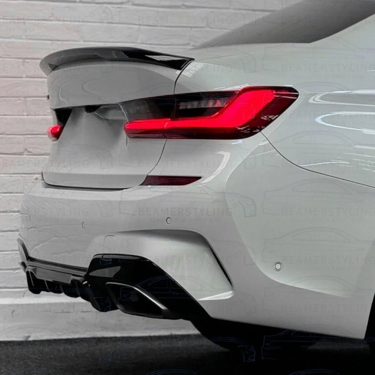 Spoiler - BMW G20 Sedan - M Performance look - Hoogglans zwart | 19 - 25 - Beamerstyling.nl