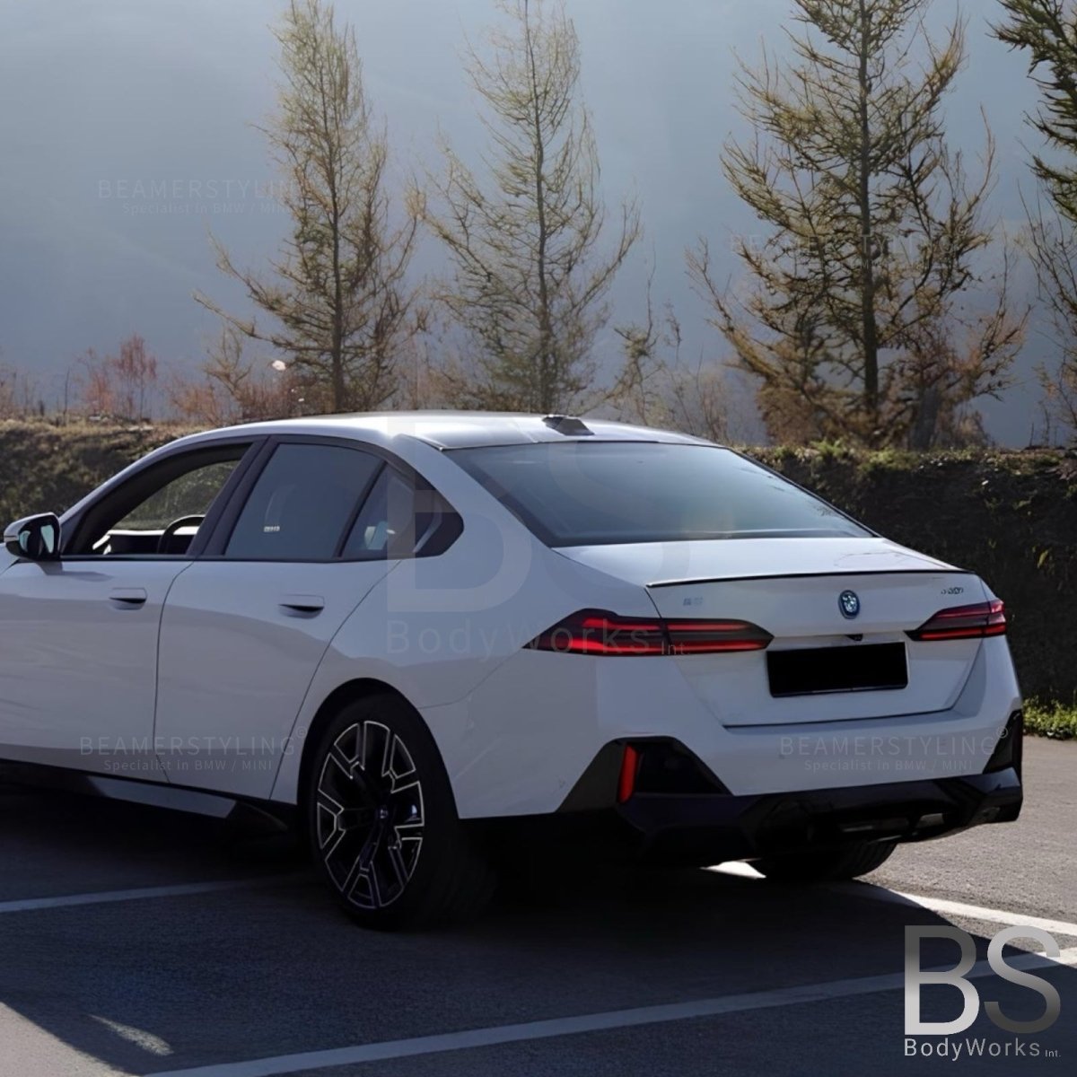 Spoiler Lip - BMW G60 / G90 Sedan - M5 Look - Hoogglans Zwart | 23+ - Beamerstyling.nl