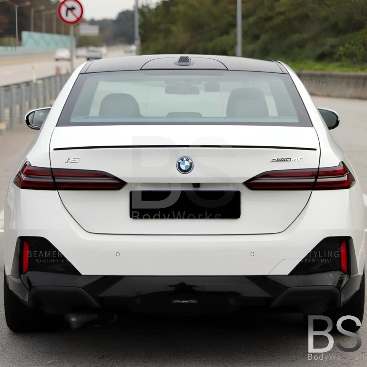 Spoiler Lip - BMW G60 / G90 Sedan - M5 Look - Hoogglans Zwart | 23+ - Beamerstyling.nl