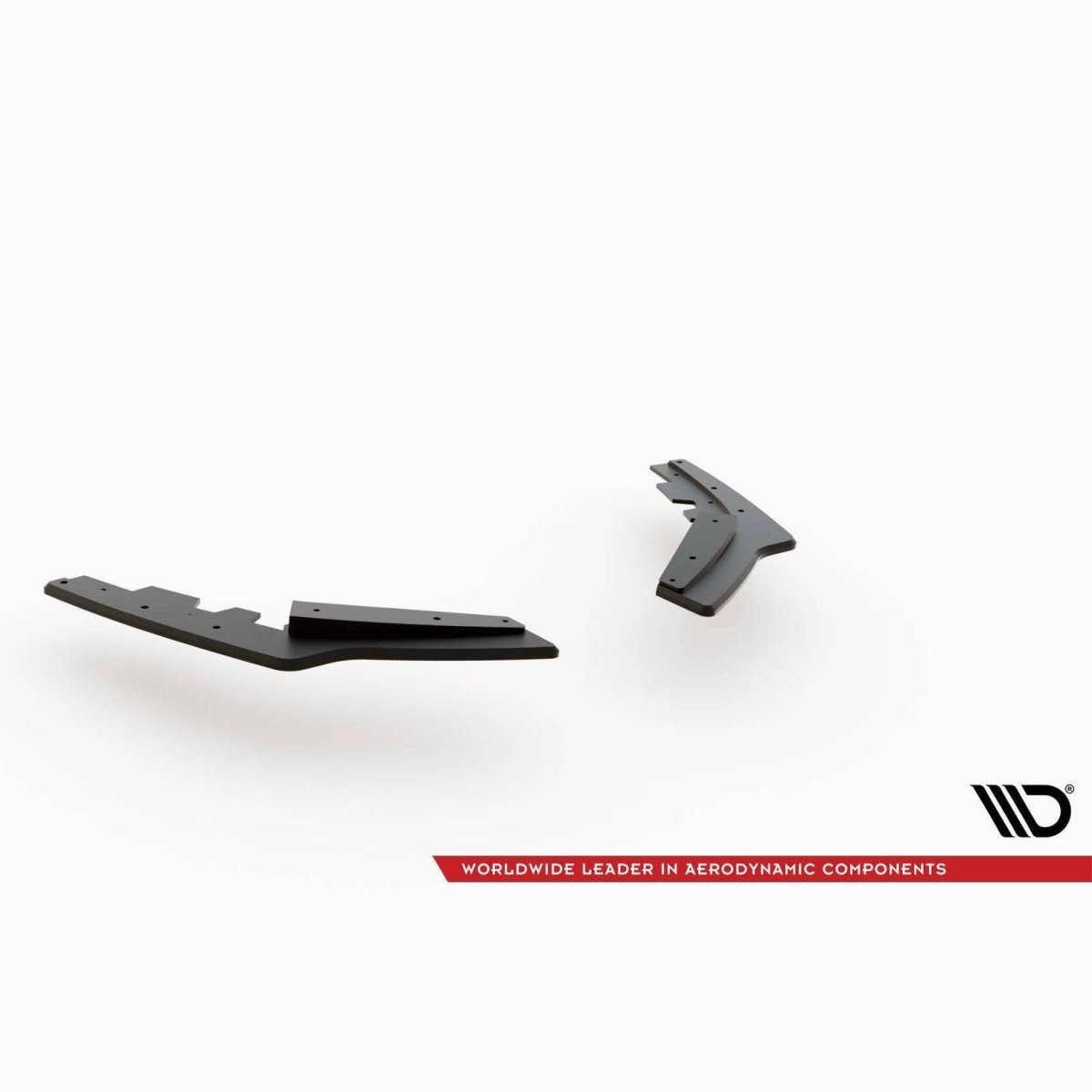 Street Pro Achterbumper Splitters V2 + Vinnen - BMW F20LCI / F21LCI - M Pakket - Maxton Design | 2015 - 2019 - Beamerstyling.nl