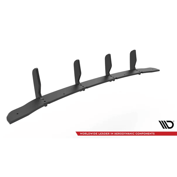 Street Pro Diffuser - BMW G30 / G31 - Maxton Design — Zwart / Rood - Beamerstyling.nl