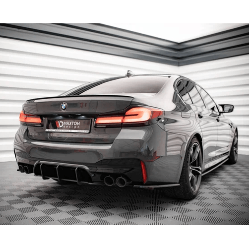 Street Pro Diffuser - BMW M5 F90 - Maxton Design — Zwart - Beamerstyling.nl
