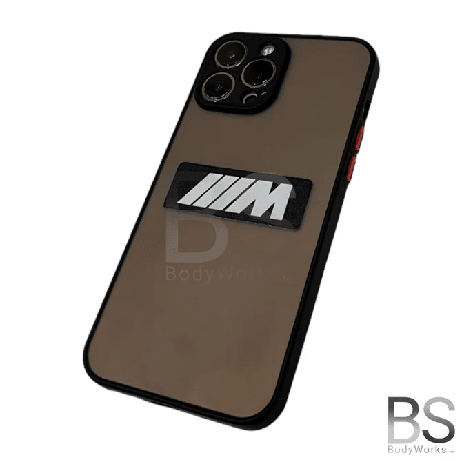 Telefoon Hoesje - Met M Logo Design - Apple Iphone 13 / 14 / 15 — Apple Iphone 15 Pro - Beamerstyling.nl