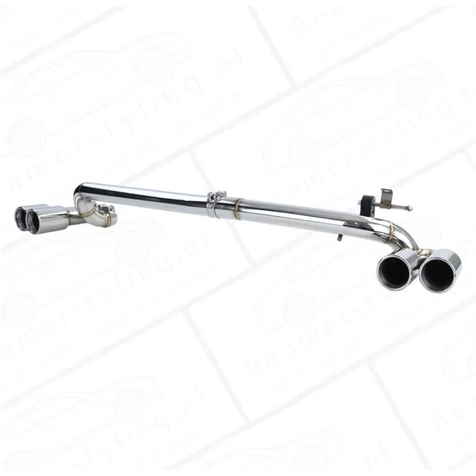 Uitlaat Conversie Kit - BMW E90 / E91 - 323, 325, 328, 330 - Ombouw 4 Uitlaten | Rvs - Beamerstyling.nl