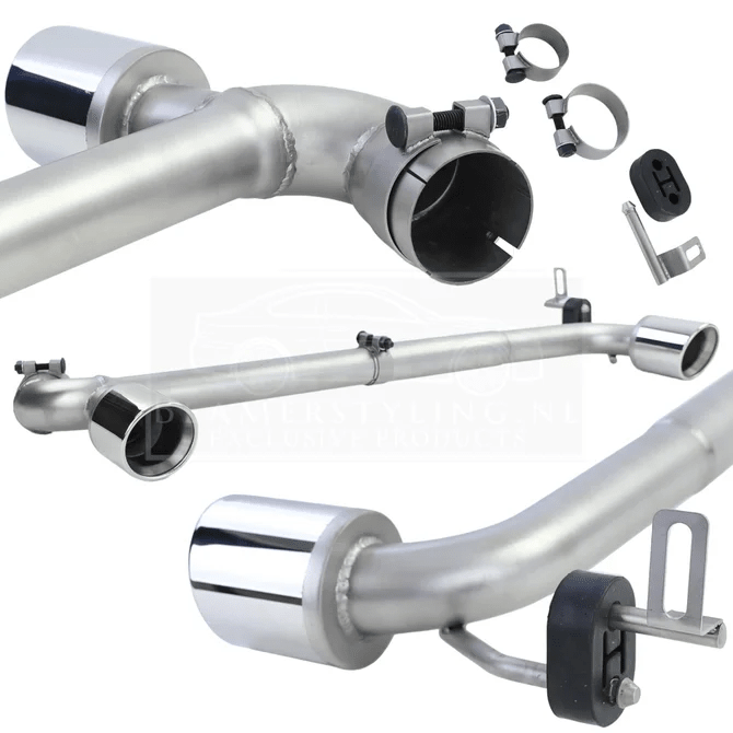 Uitlaat Conversie Kit - BMW F30 / F31 - 316 318 320 - Ombouw 335I / 340I Rvs - Beamerstyling.nl
