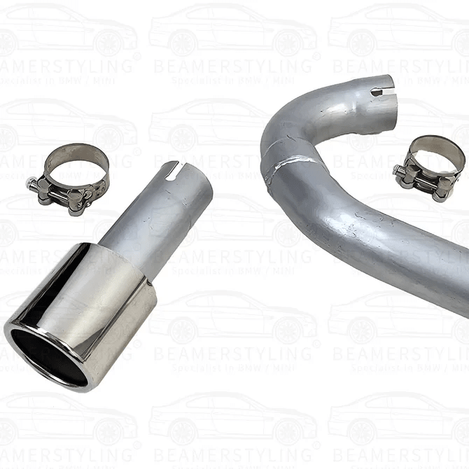 Uitlaat Conversiekit - BMW F32 / F33 / F36 - 440I Look - 425/428/430 | Chroom - Beamerstyling.nl