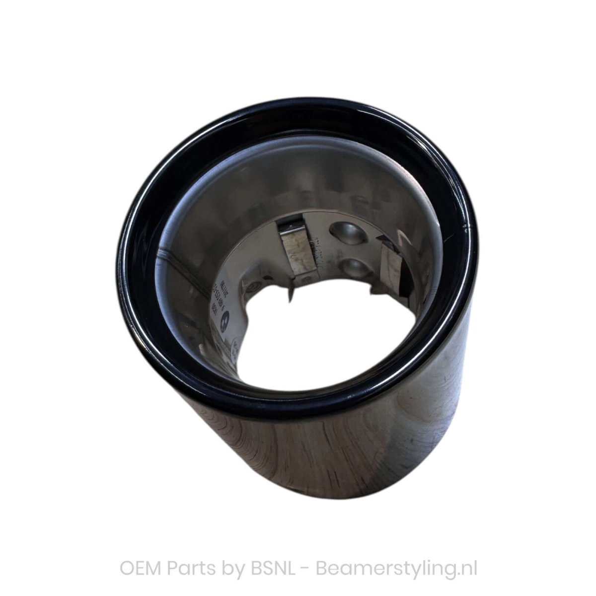 Uitlaat Sierstuk - BMW 2 Serie F44, X2 F39 - Black/Chrome - 18 30 9 489 053 | Origineel BMW - Beamerstyling.nl