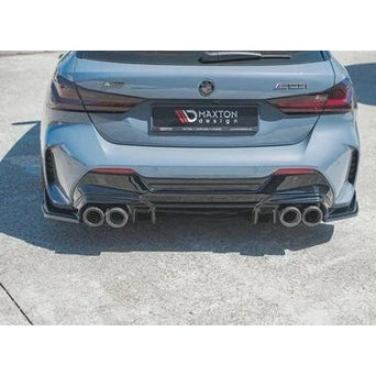 Achterbumper Splitters V4 - BMW F40 - Hoogglans Zwart - Maxton Design