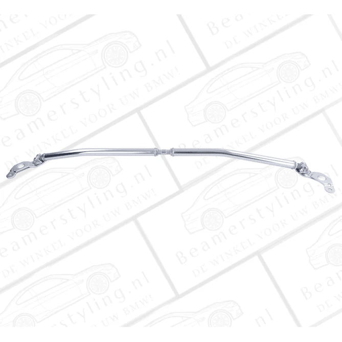 Veerpootbrug - BMW E90/E91 & E92/E93 - Aluminium Gepolijst - 5-Delig — Voor Benzine - Beamerstyling.nl