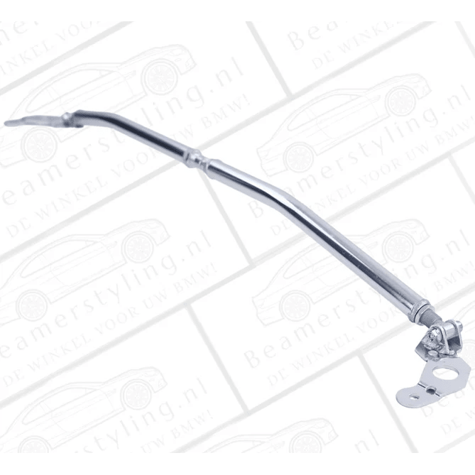 Veerpootbrug - BMW E90/E91 & E92/E93 - Aluminium Gepolijst - 5-Delig — Voor Benzine - Beamerstyling.nl