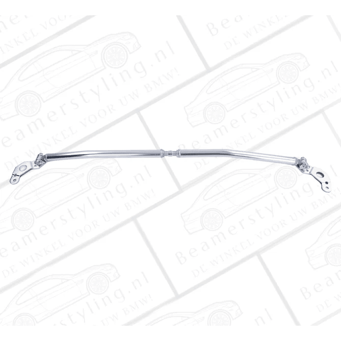 Veerpootbrug - BMW E90/E91 & E92/E93 - Aluminium Gepolijst - 5-Delig — Voor Benzine - Beamerstyling.nl