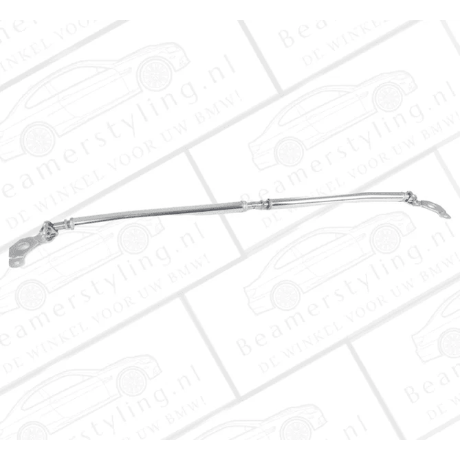 Veerpootbrug - BMW E90/E91 & E92/E93 - Aluminium Gepolijst - 5-Delig — Voor Diesel - Beamerstyling.nl