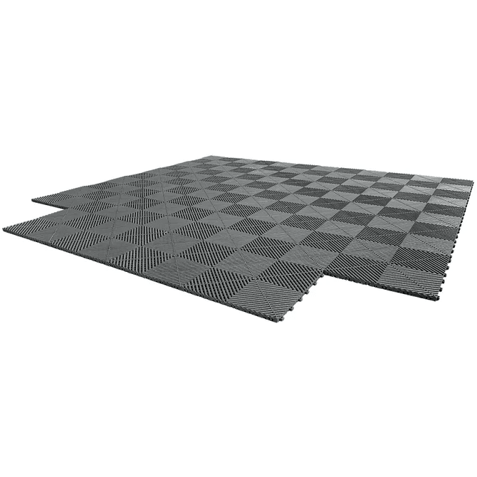 Vloertegels 34X - Klik Tegels - 40X40Cm - Voor Werkplaats / Showroom | Grijs - Beamerstyling.nl