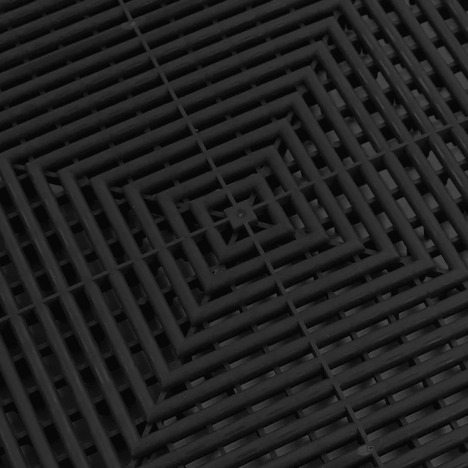 Vloertegels 34X - Klik Tegels - 40X40Cm - Voor Werkplaats / Showroom | Zwart - Beamerstyling.nl
