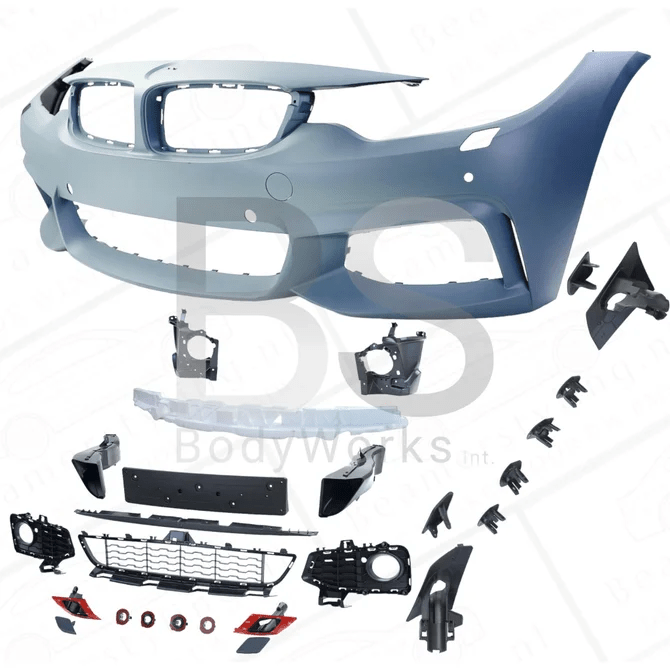 Voorbumper - BMW 4 Serie F32 / F33 & F36 - M Pakket Look Met PDC - Beamerstyling.nl