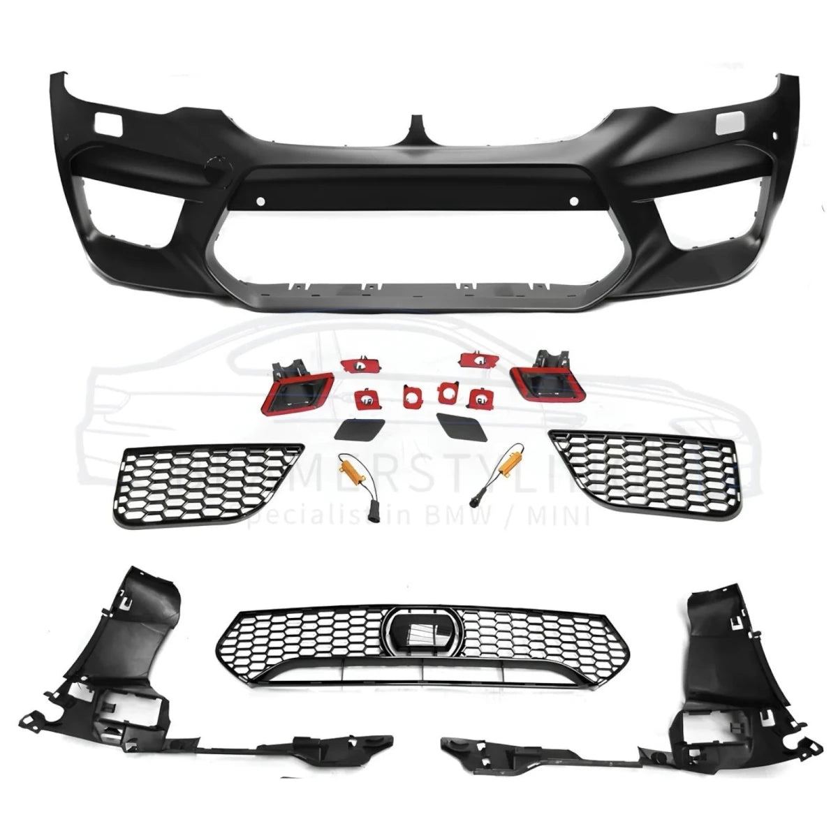 Voorbumper - BMW 5 Serie G30 / G31 - M5 Look | 17-20 - Beamerstyling.nl