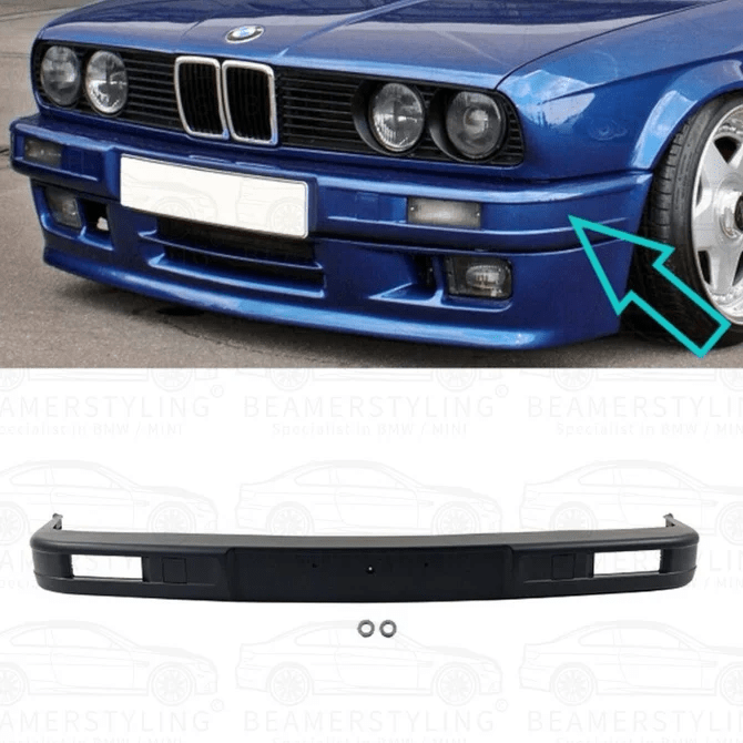 Voorbumper - BMW E30 - M Tech 2 Look - Bovenste Deel | Type 2 - Beamerstyling.nl