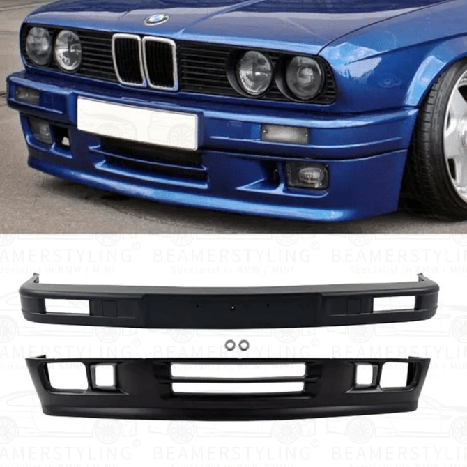 Voorbumper - BMW E30 - M Tech 2 Look - Compleet | Type 2 - Beamerstyling.nl